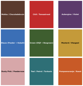 leondesign herfst / winter kleurfamilies