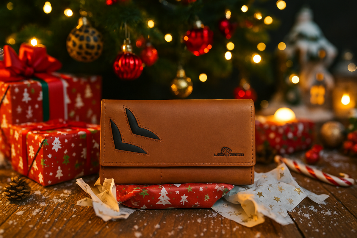 De leukste handgemaakte leren cadeaus van LeonDesign onder de kerstboom – stijlvolle portemonnees, sleuteletuis en accessoires voor hem en haar.