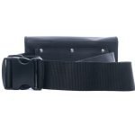 horeca portemonnee met heupband slot zwart leer