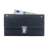 horeca portemonnee met heupband slot zwart leer