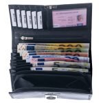 horeca portemonnee kelnerbeurs zwart leer