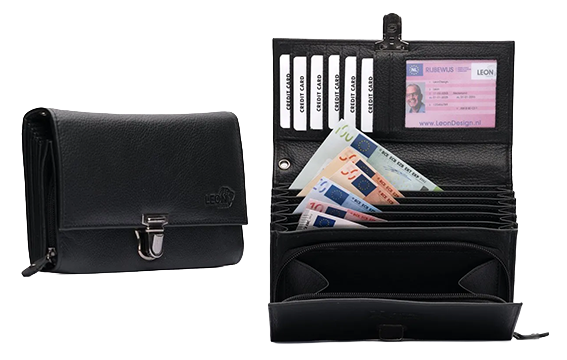 Leather waiters wallets special design