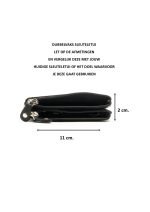 sleuteletui dubbelvaks leer