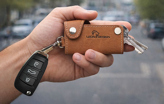 sleutel organizer key organizer leer