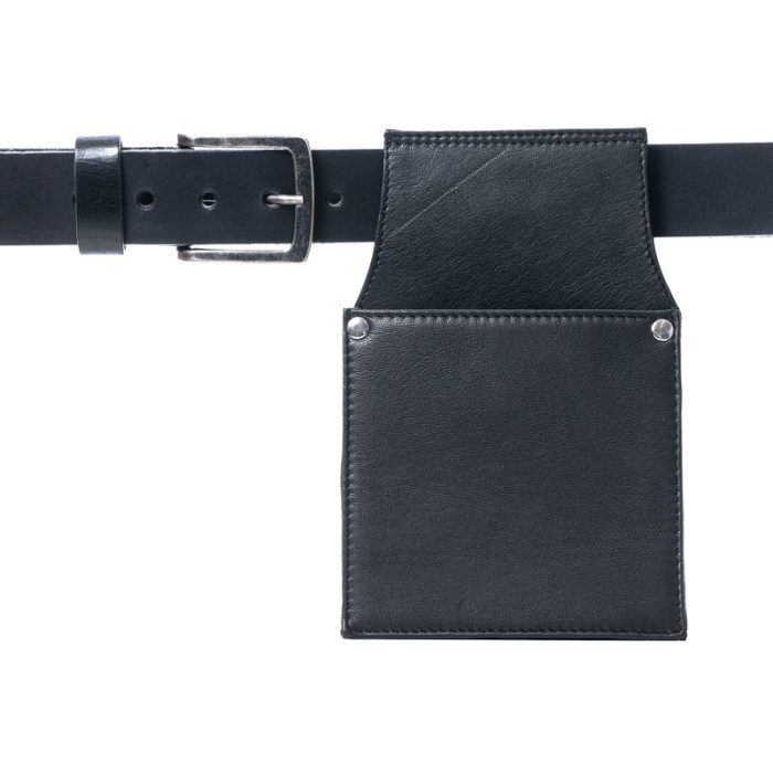holster voor mobiele pin automaat van ccv en andere pin automaten leer