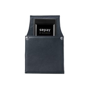 holster voor mobiele pin automaat van ccv en andere pin automaten leer