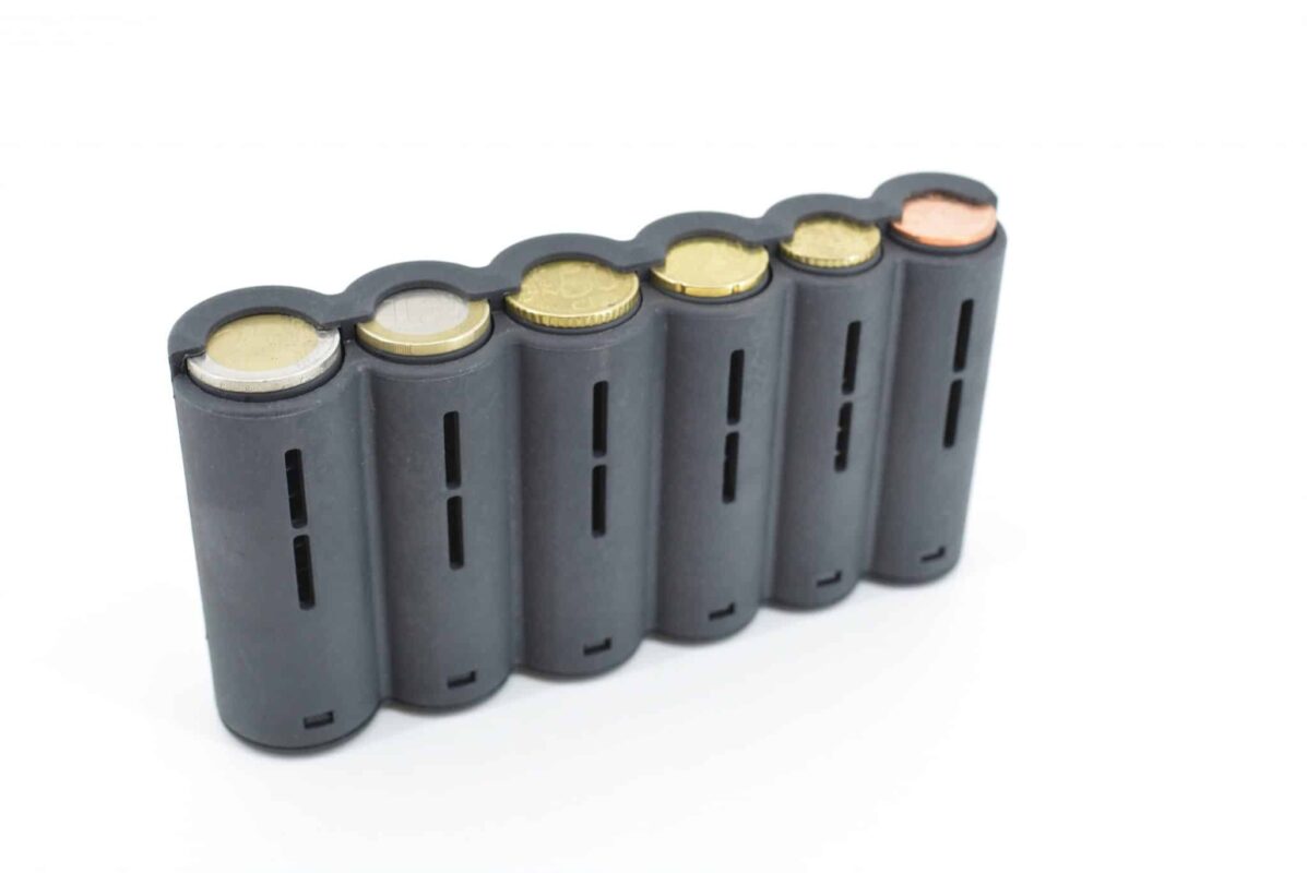 Horeca munthouder eurokit zwart 6 tubes LeonDesign