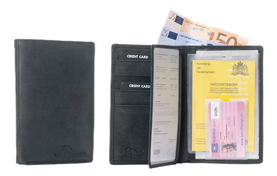 autopapieren mapje groot leer