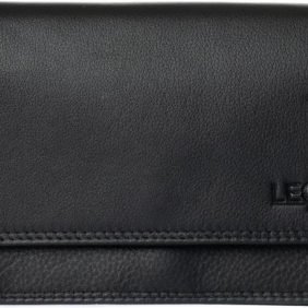 portemonnee dames dubbele overslag leer