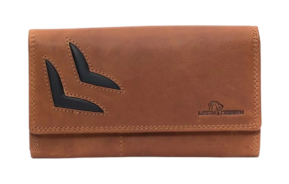 Bruin leren portemonnee dames 