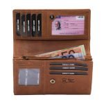 portemonnee dames leer motief