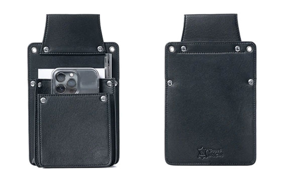 Koop digitaal order apparaat holster leer