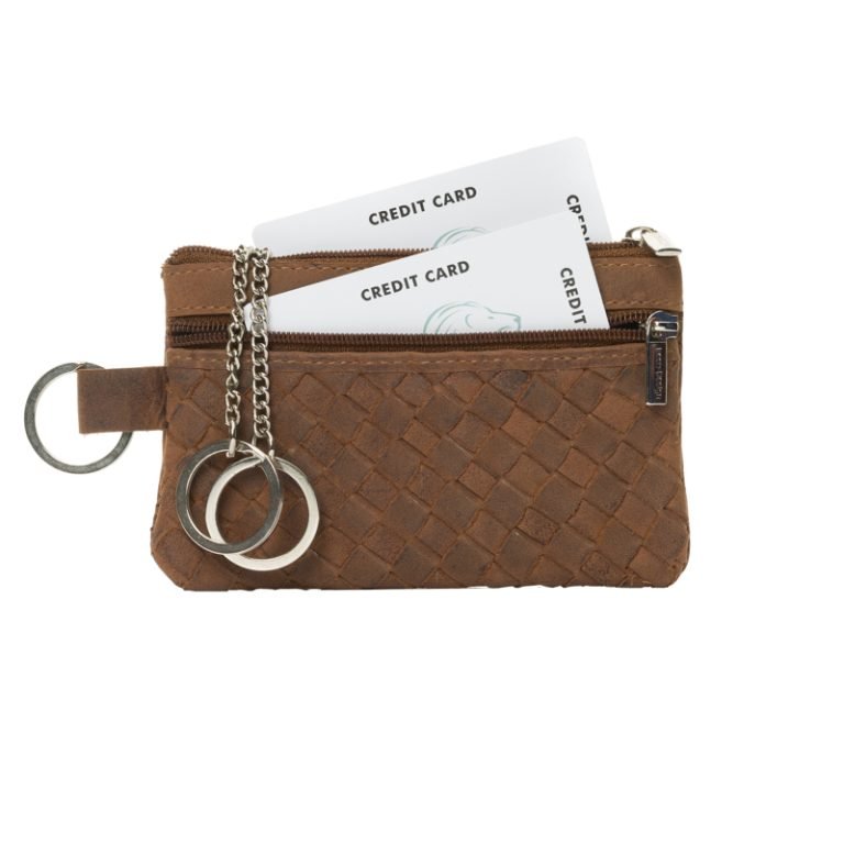 Parker lederen Etui met rits voor Safety Razor