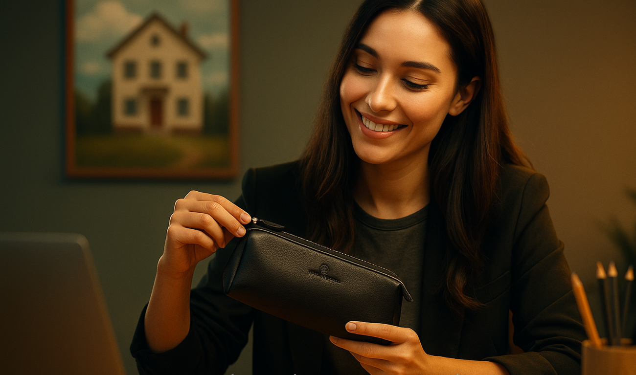 Handgemaakte leren pennenzakken van LeonDesign – stijlvolle en duurzame opbergoplossing voor pennen, potloden en schrijfwaren.