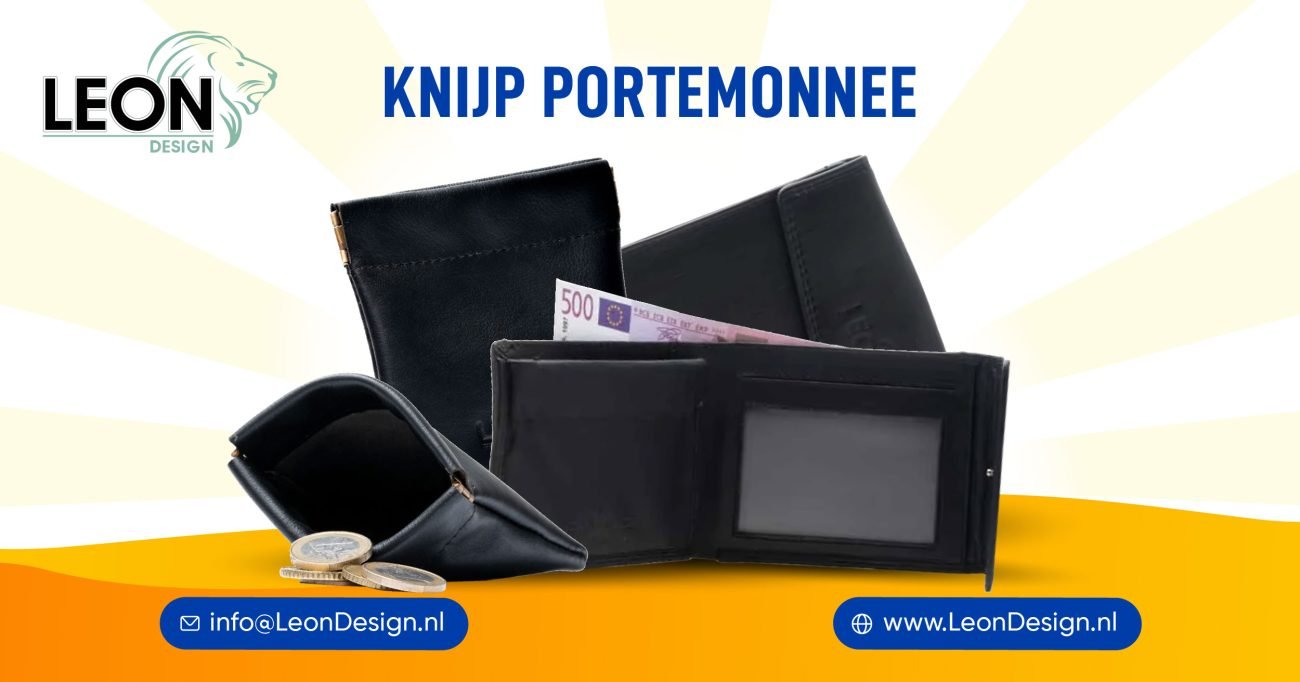 leondesign knijp portemonnee