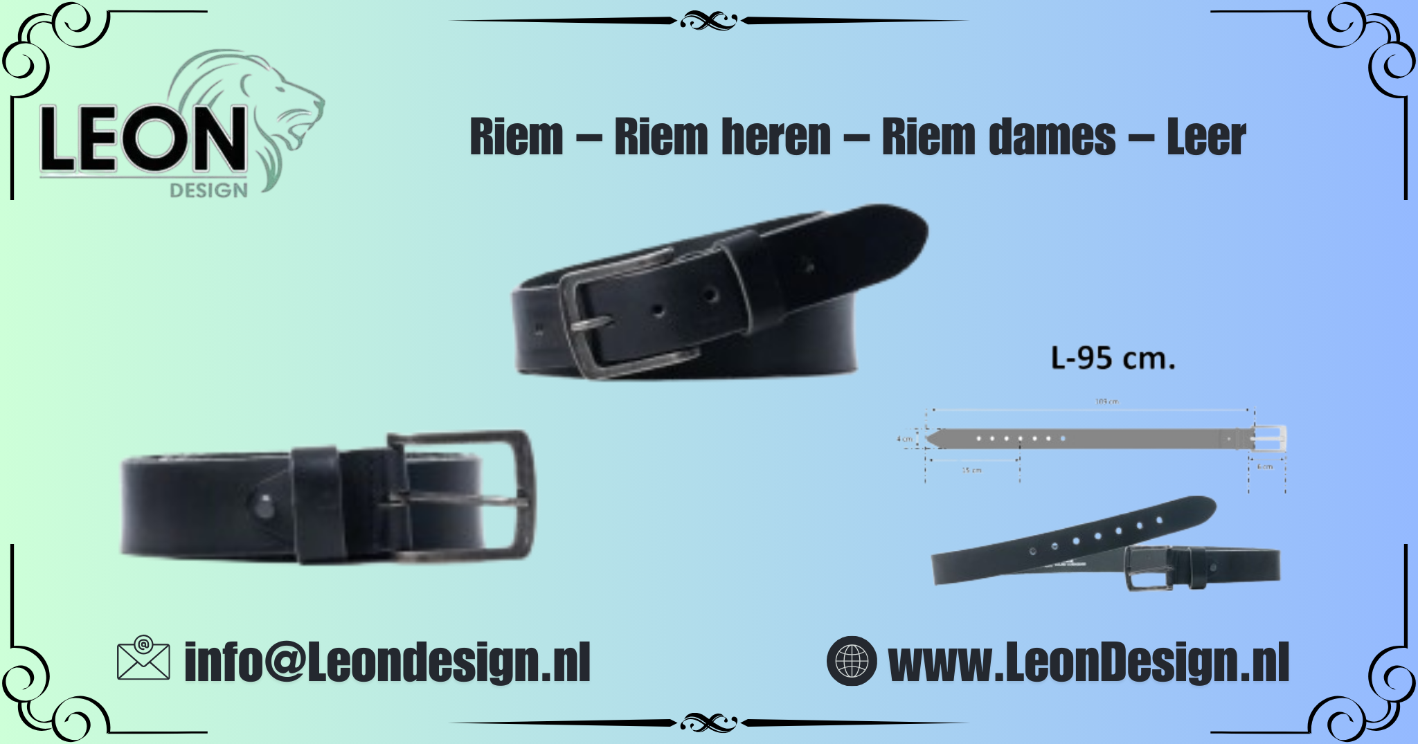 leren riem heren