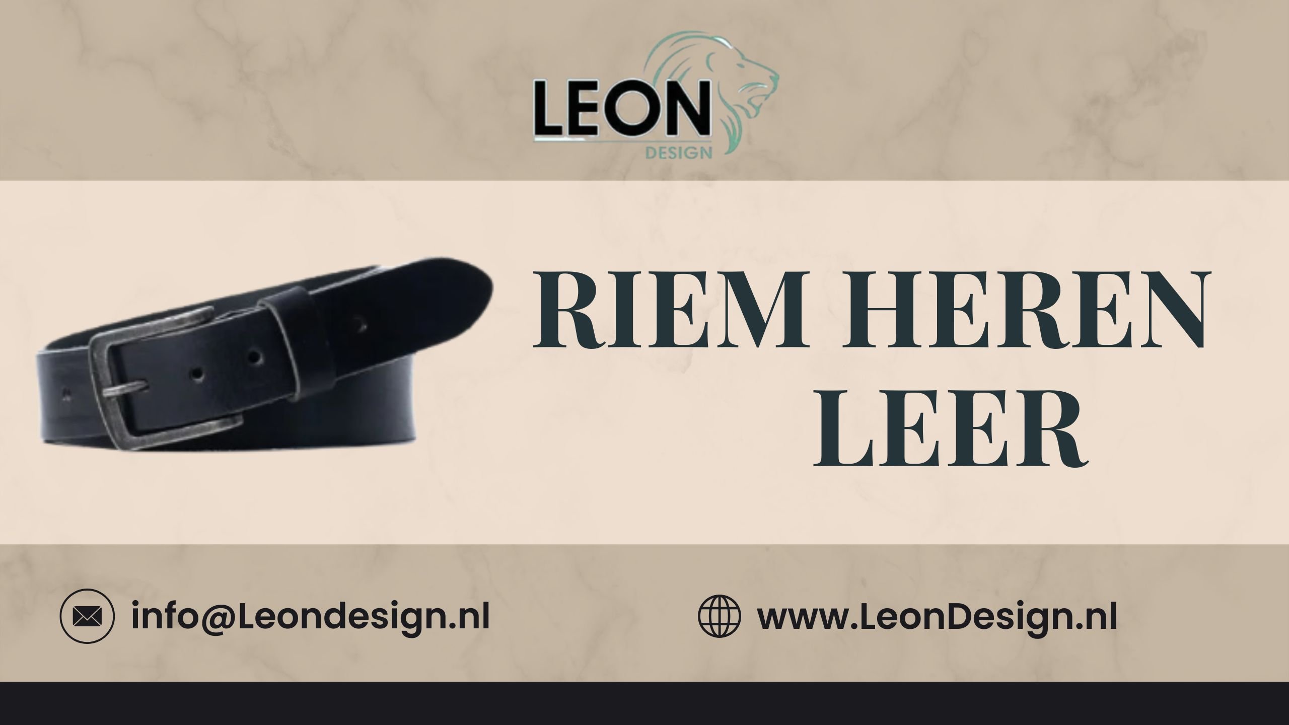leren riem heren