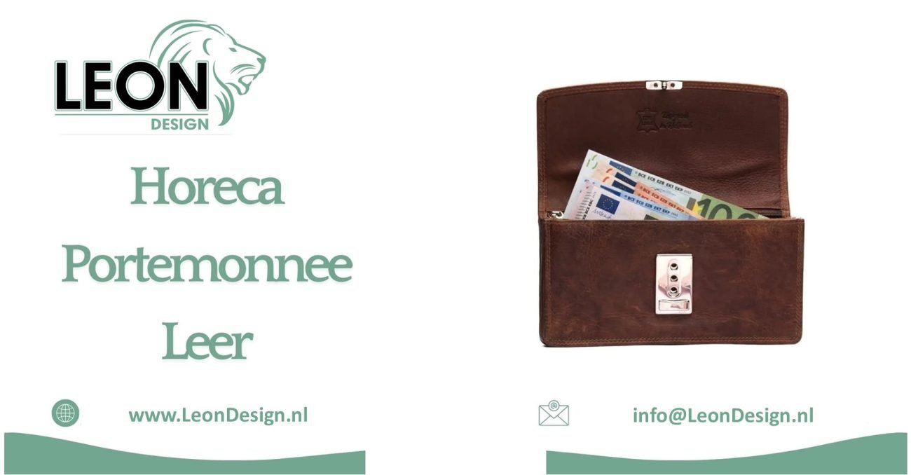 de perfecte indruk maken met een lederen horeca portemonnee