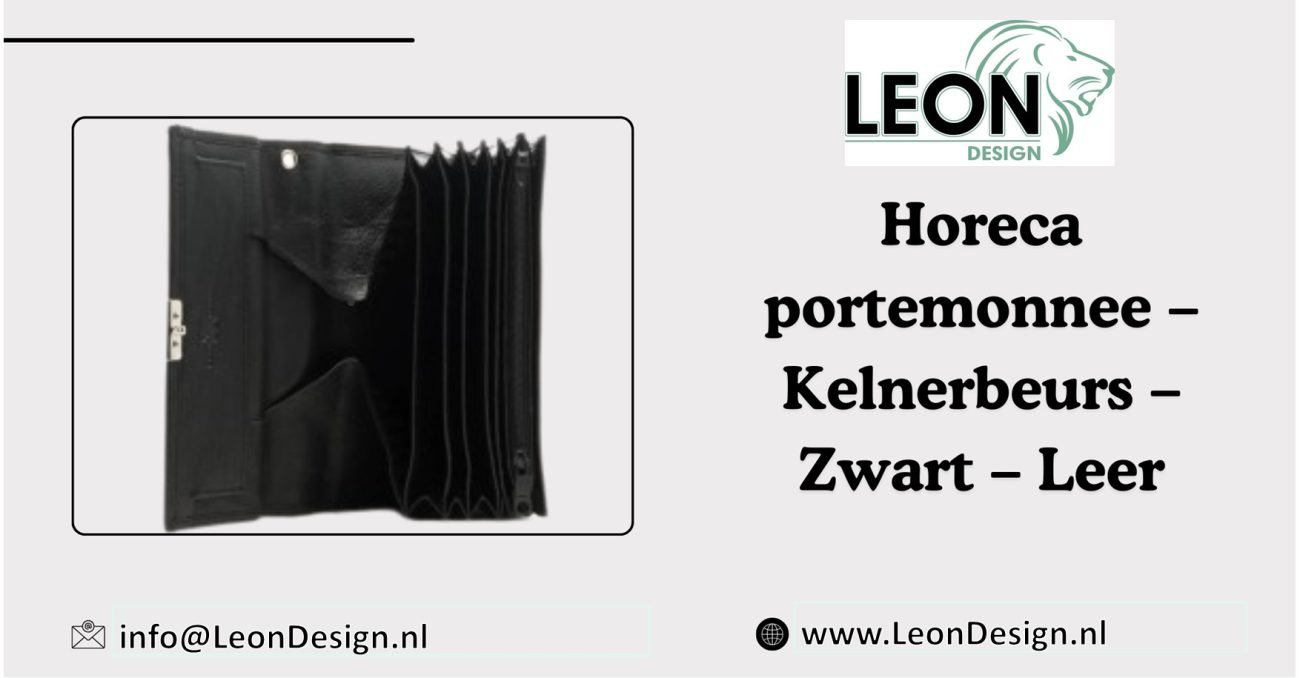 leren horeca portemonnee de sleutel tot succes