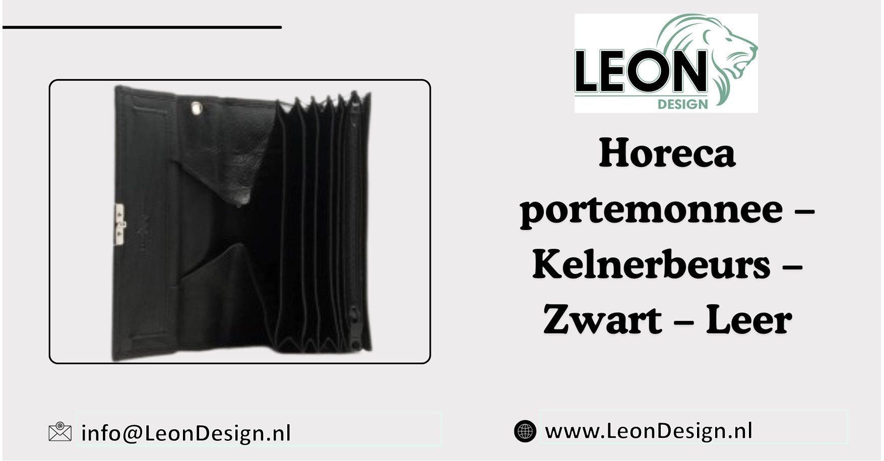 leren horeca portemonnee de sleutel tot succes