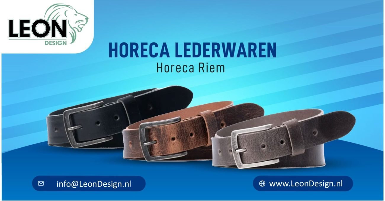 ontdek onze stijlvolle lederen horeca riemcollectie