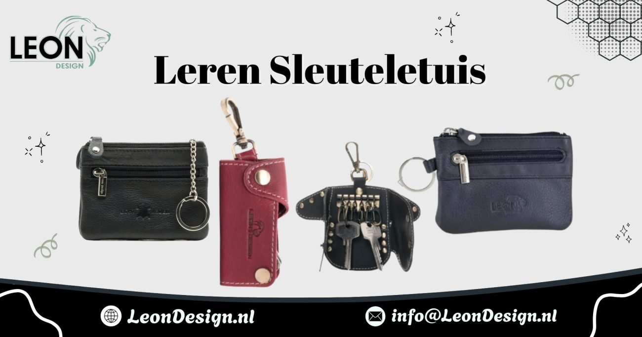 leren sleuteletuis