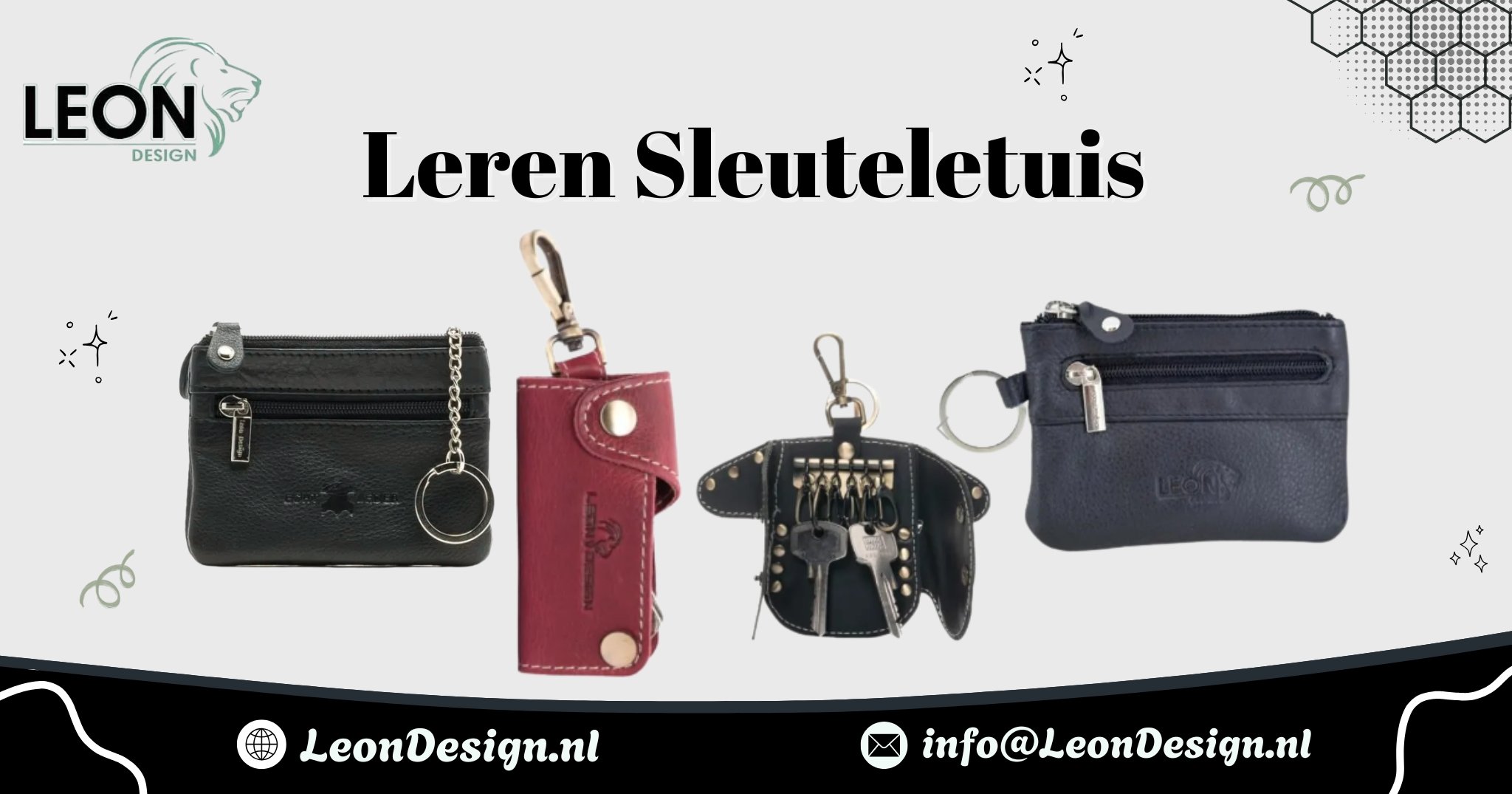 leren sleuteletuis