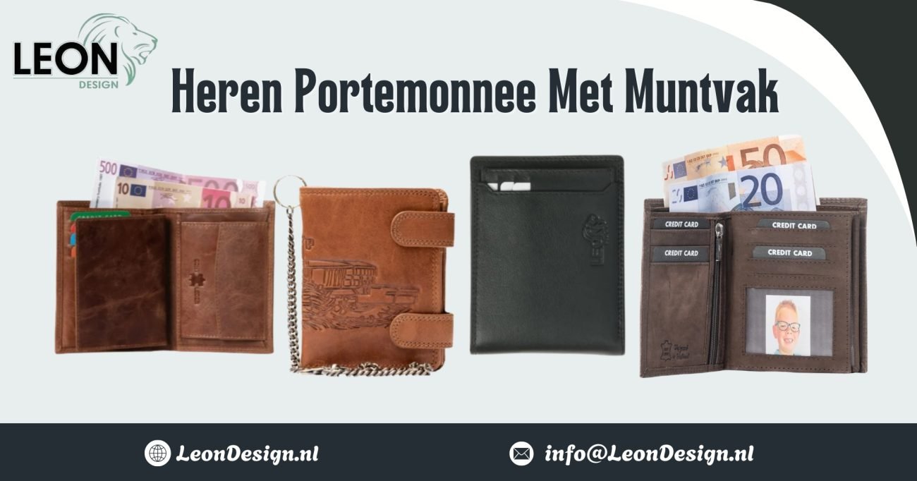 heren portemonnee met muntvak