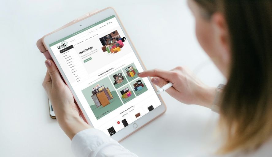 Koop leren producten in onze webshop