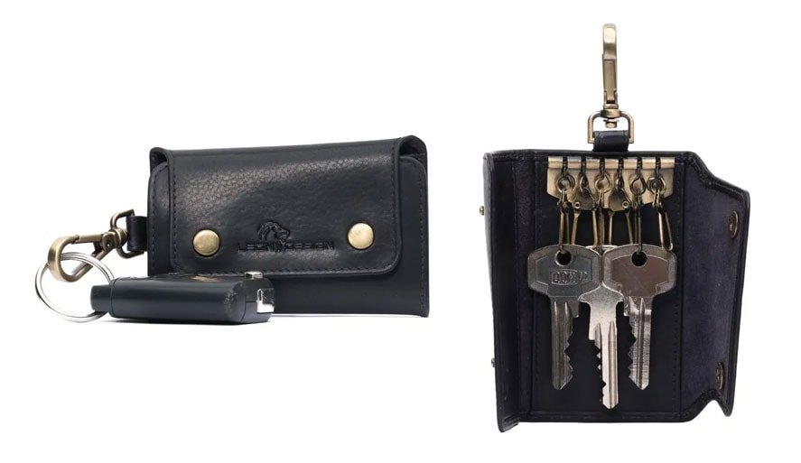 sleuteletui rits zwart