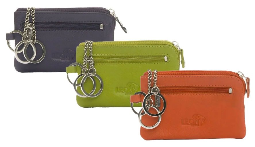 Lederen sleuteletui Leondesign