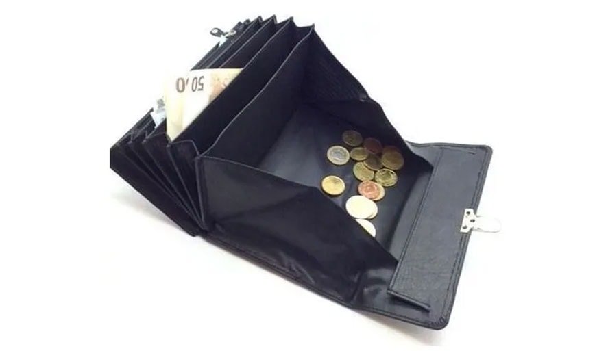 pasjeshouder leer munten