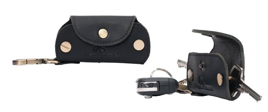 Lederen Sleuteletuis