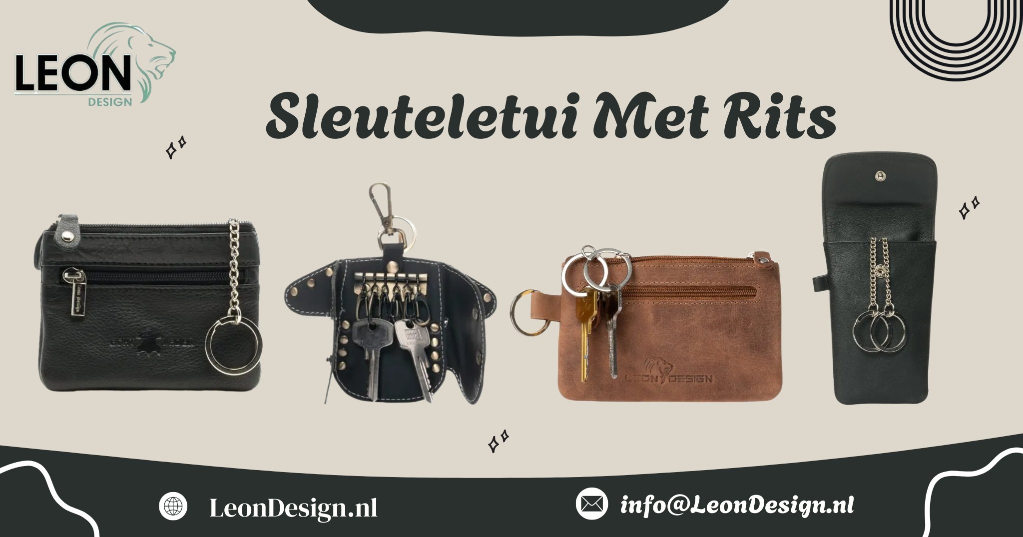 sleuteletui met rits