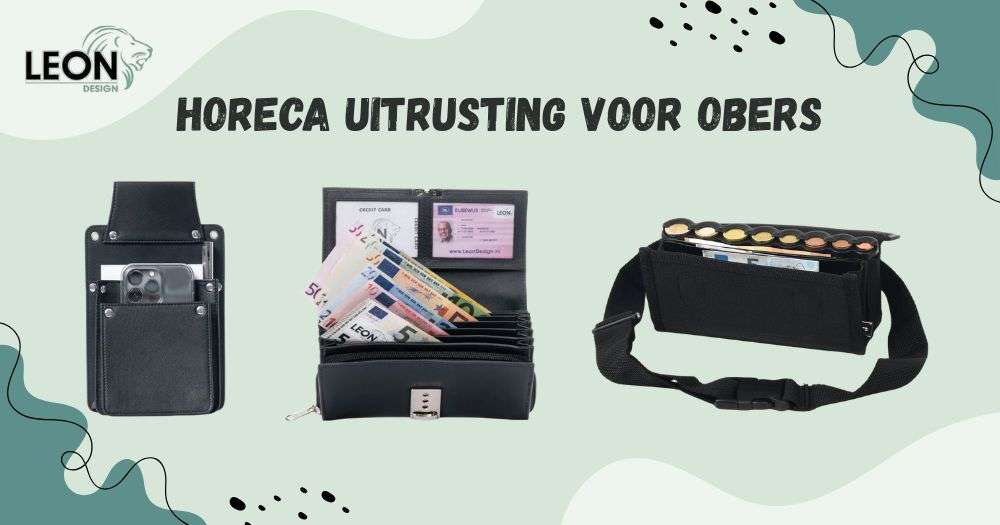 horeca uitrusting voor obers leondesign