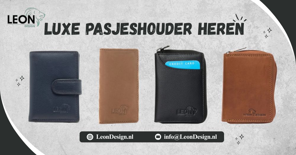 Luxe Pasjeshouder Heren Leondesign