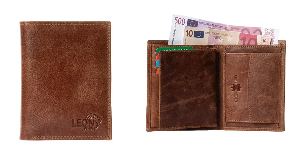 Portemonnee heren hunter leer 