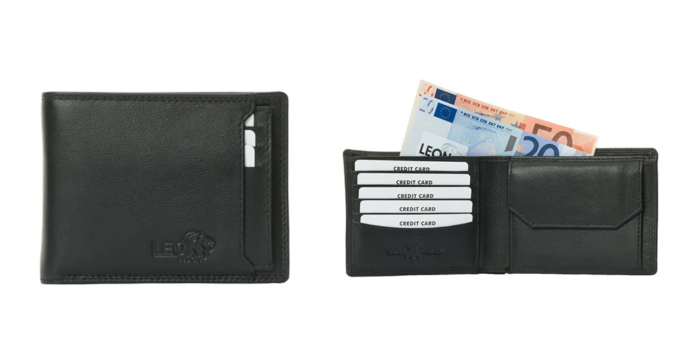 Portemonnee heren hunter leer 